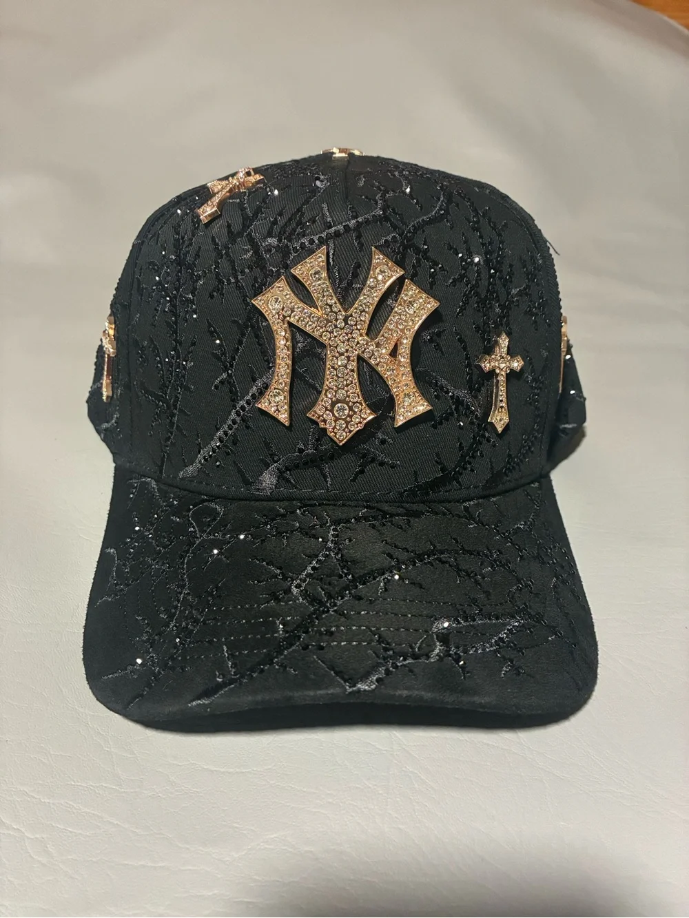 AB Hats NY Thorned Rose Gold